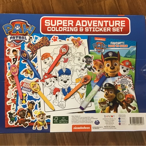 Paw Patrol Super Adventure Coloring & Sticker Set - Picture 3 of 5